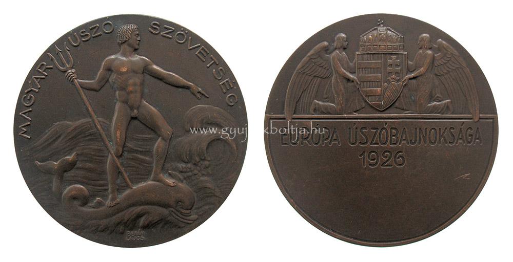 Berán Lajos: I. Úszó Európa-bajnokság 1926 Budapest